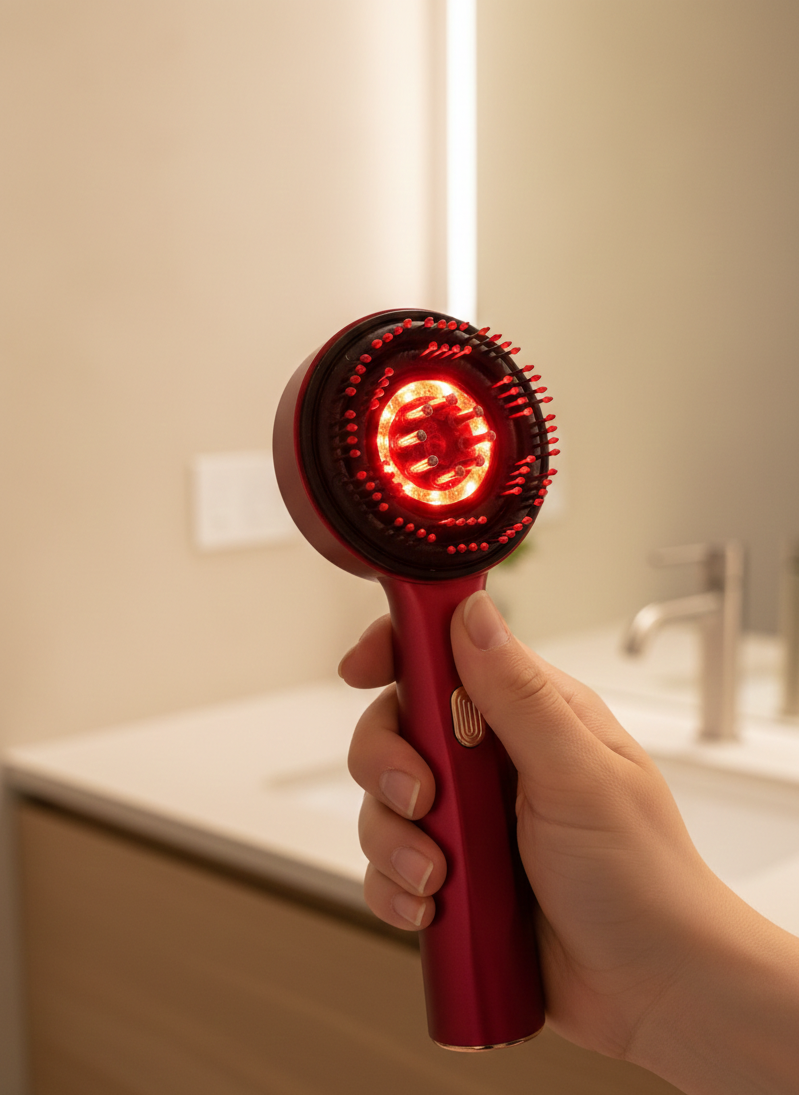 Red Light Scalp Massage Comb | Confyhair