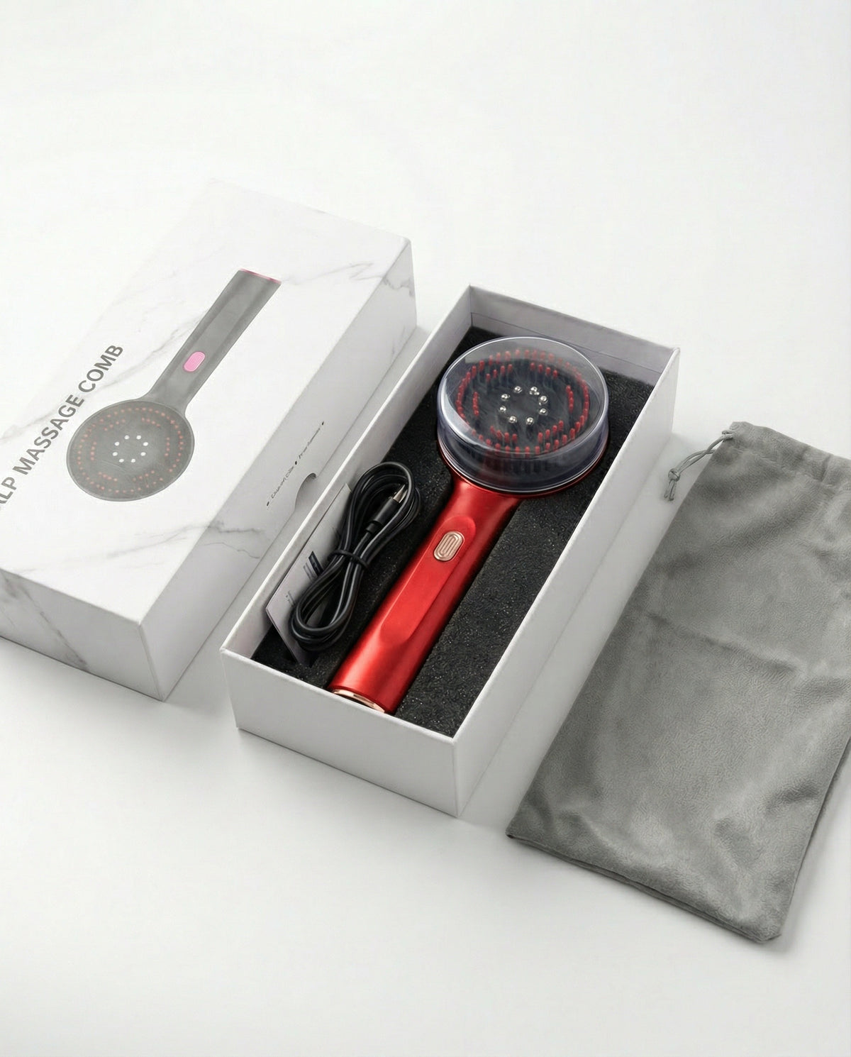 Red Light Scalp Massage Comb | Confyhair