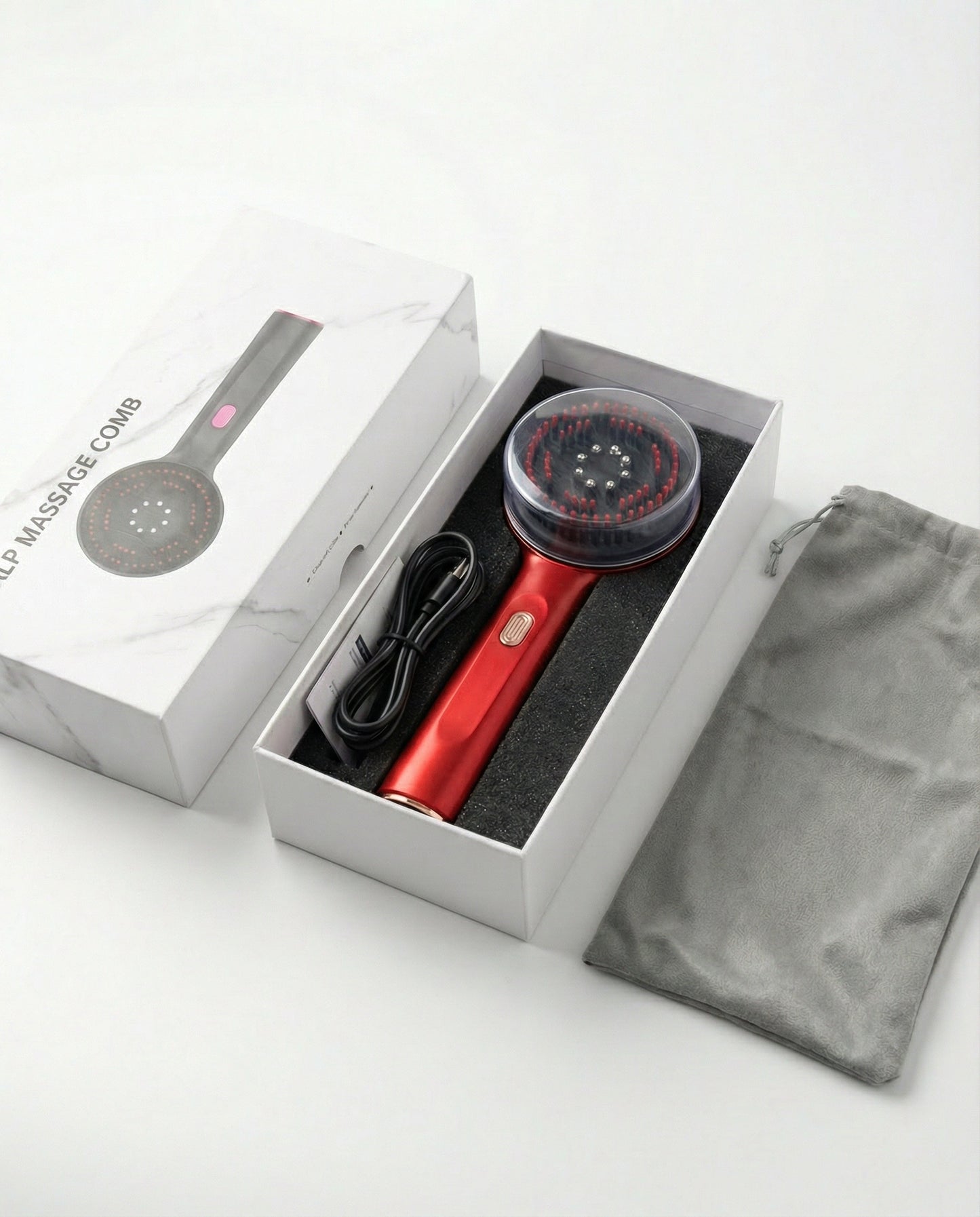 Red Light Scalp Massage Comb | Confyhair